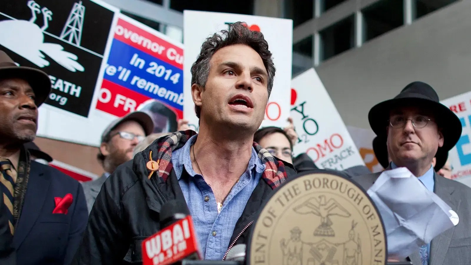 Mark Ruffalo in a Protest