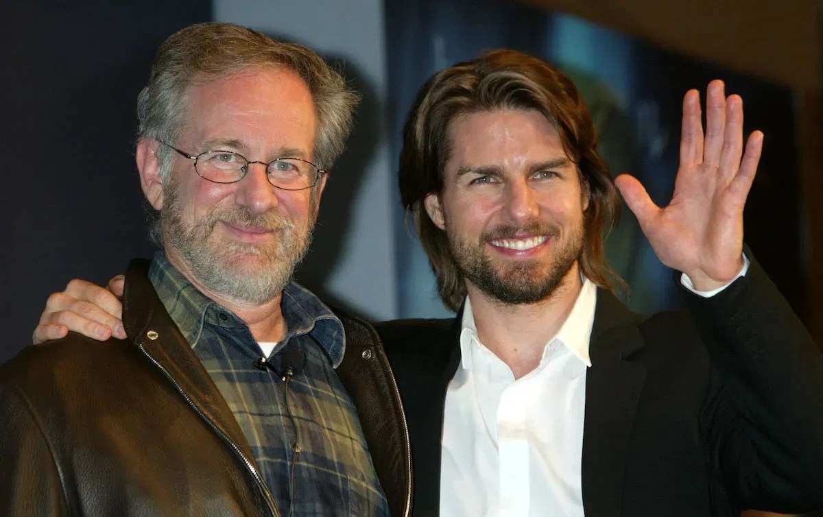 Steven Spielberg and Tom Cruise