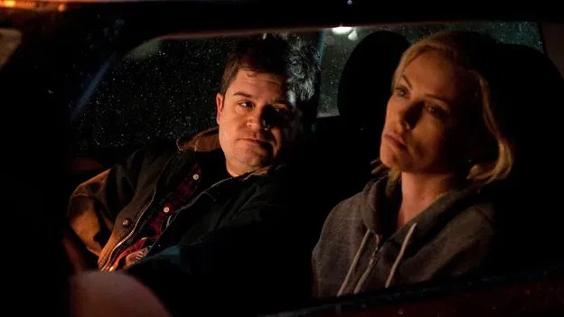 Patton Oswalt and Charlize Theron in Young Adult