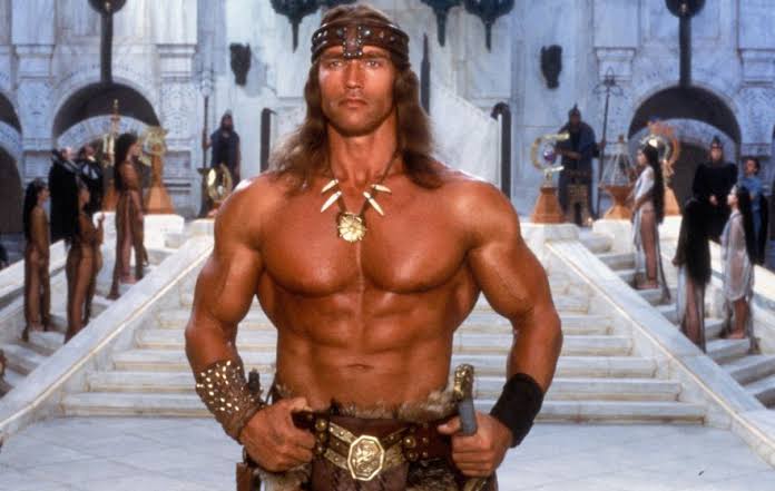 Arnold Schwarzenegger in Conan the Barbarian