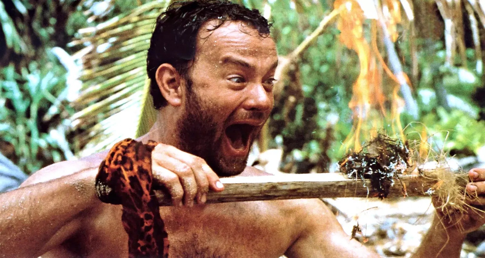 A still from Cast Away