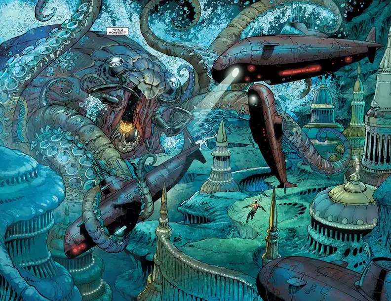 Topo is a musically gifted octopus in the Aquaman comic