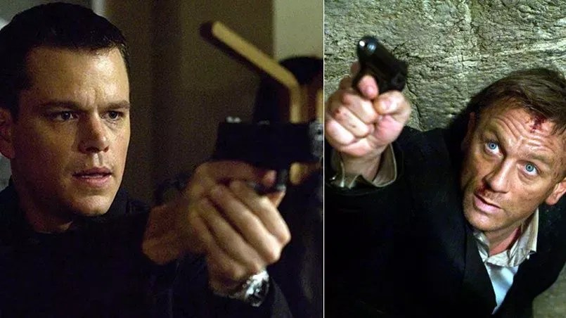 Daniel Craig and Matt Damon