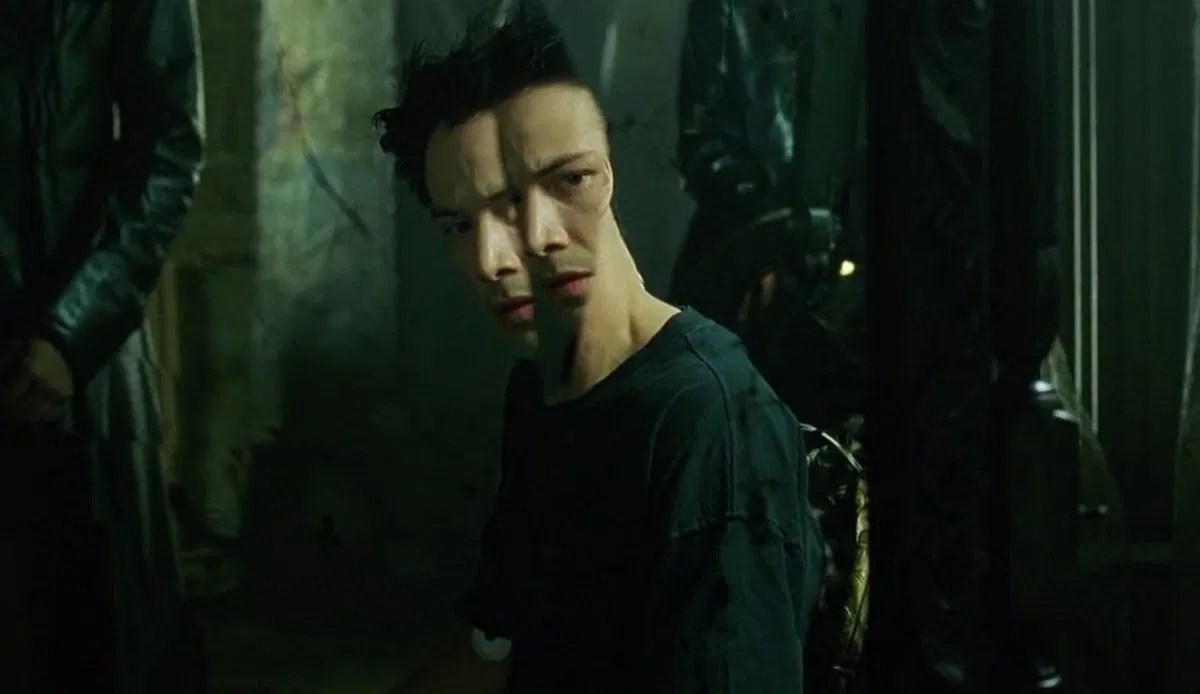 Keanu Reeves as Neo in The Matrix