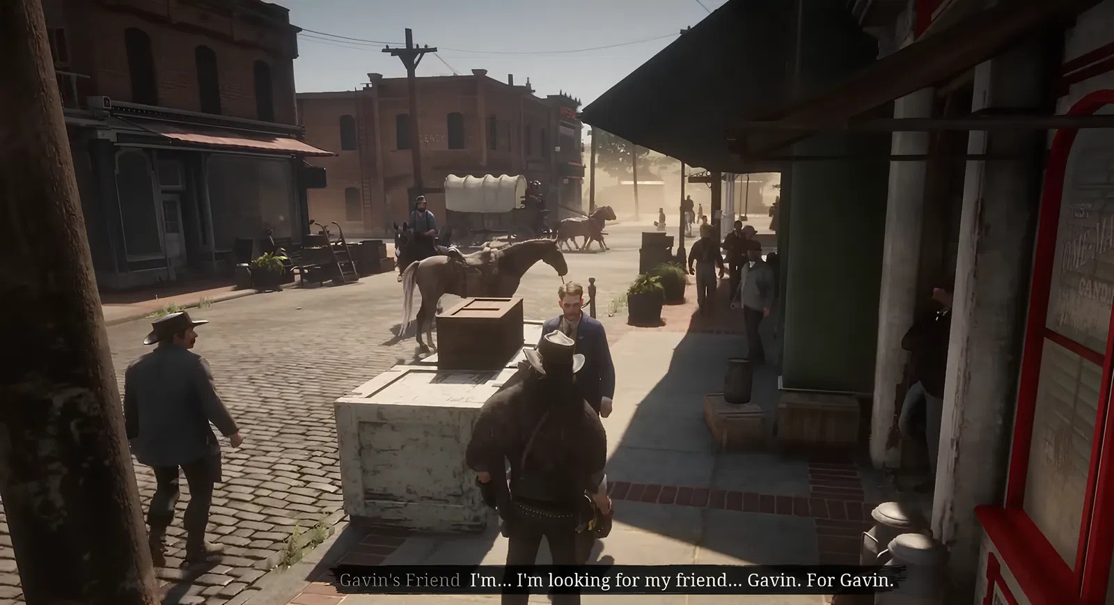 Screengrab From Red Dead Redemption 2 When Players First Meet Nigel