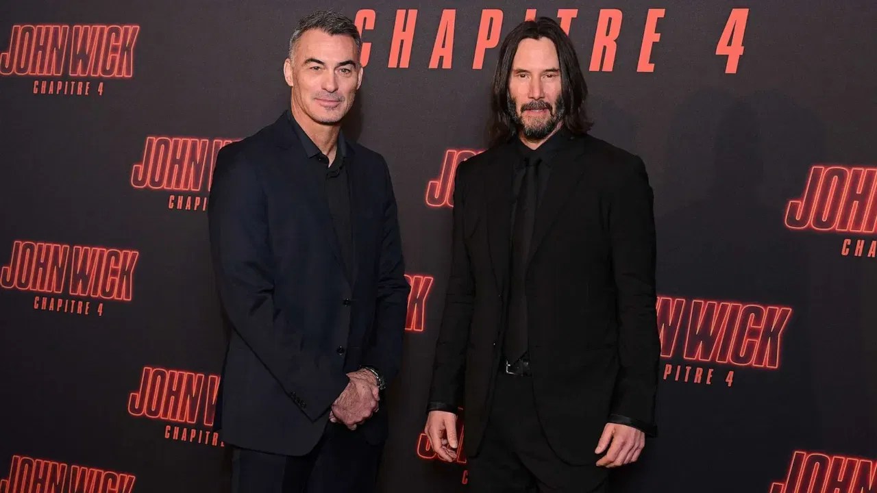 Stahelski with Keanu Reeves