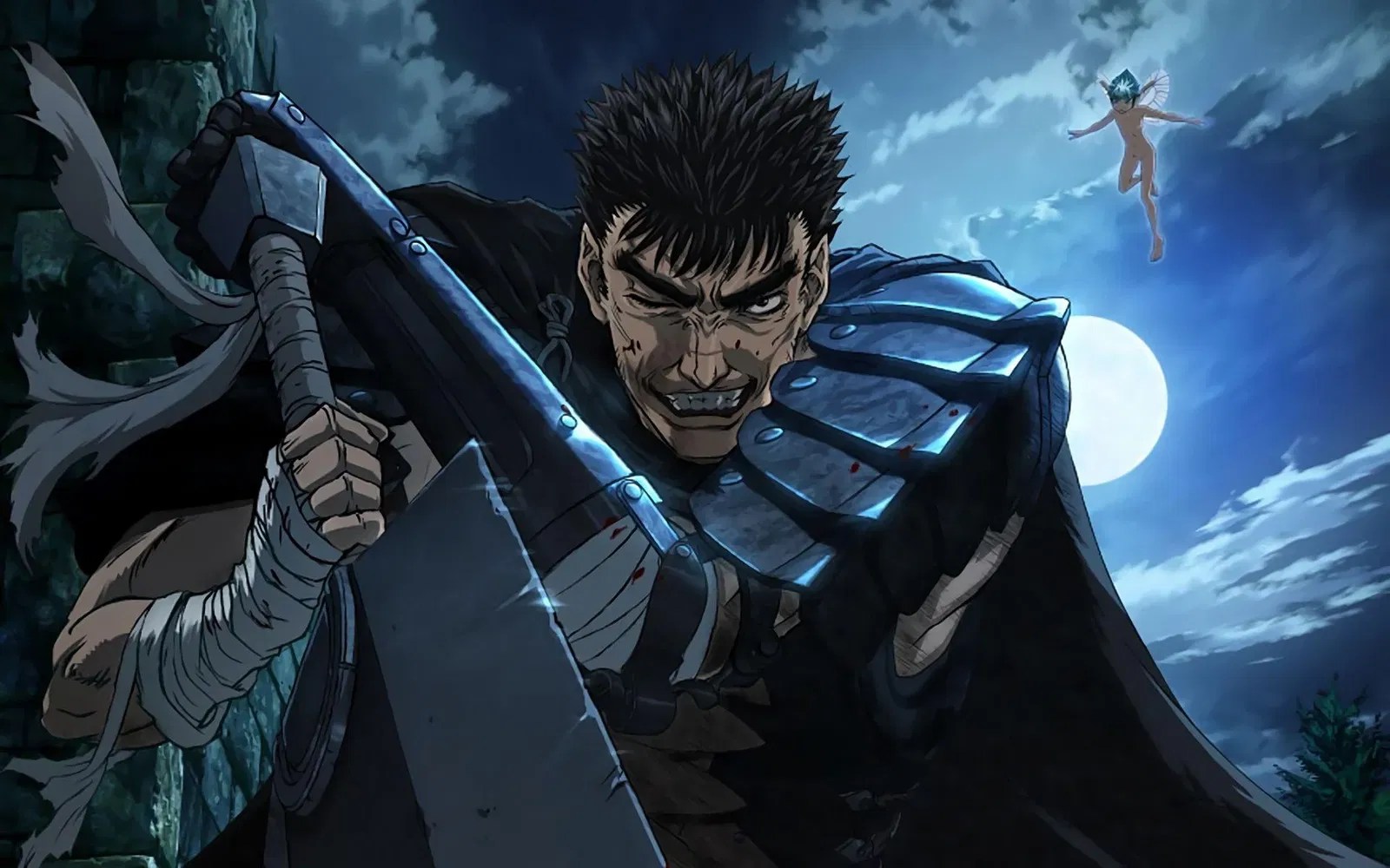 Guts in Berserk anime adaptation