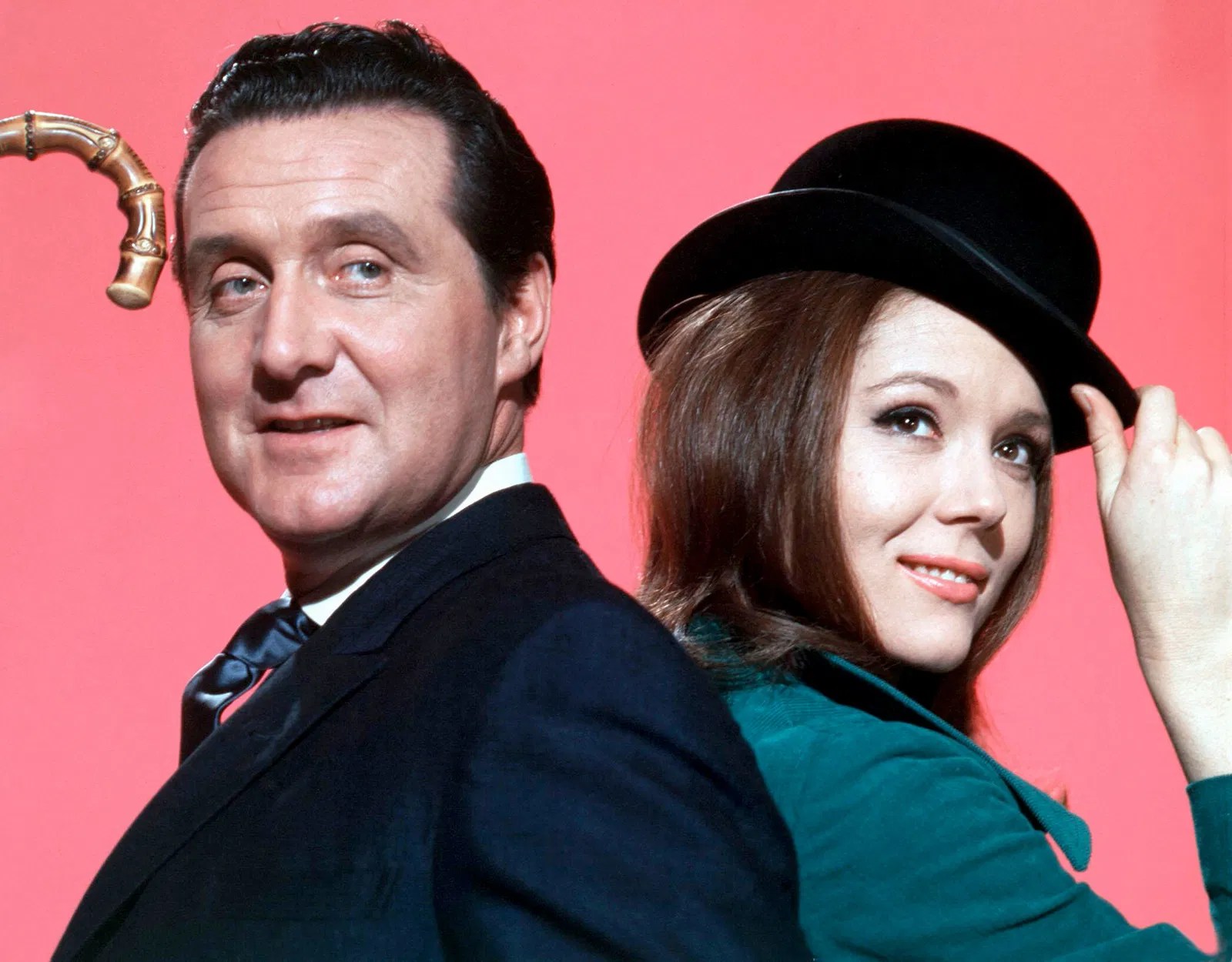 Patrick McNee and Diana Rigg