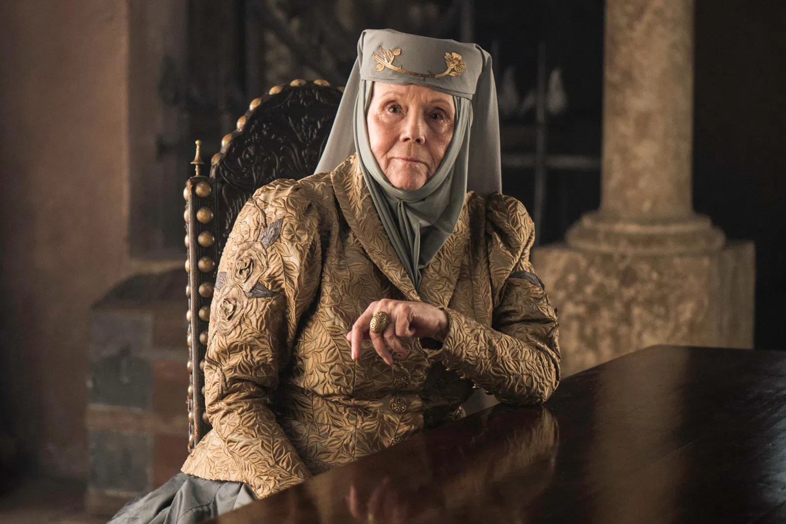 Diana Rigg as Olenna Tyrell in Game of Thrones