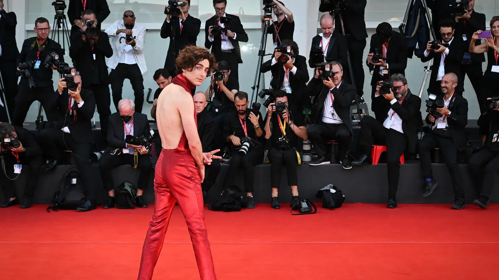 Timothée Chalamet Goes Backless
