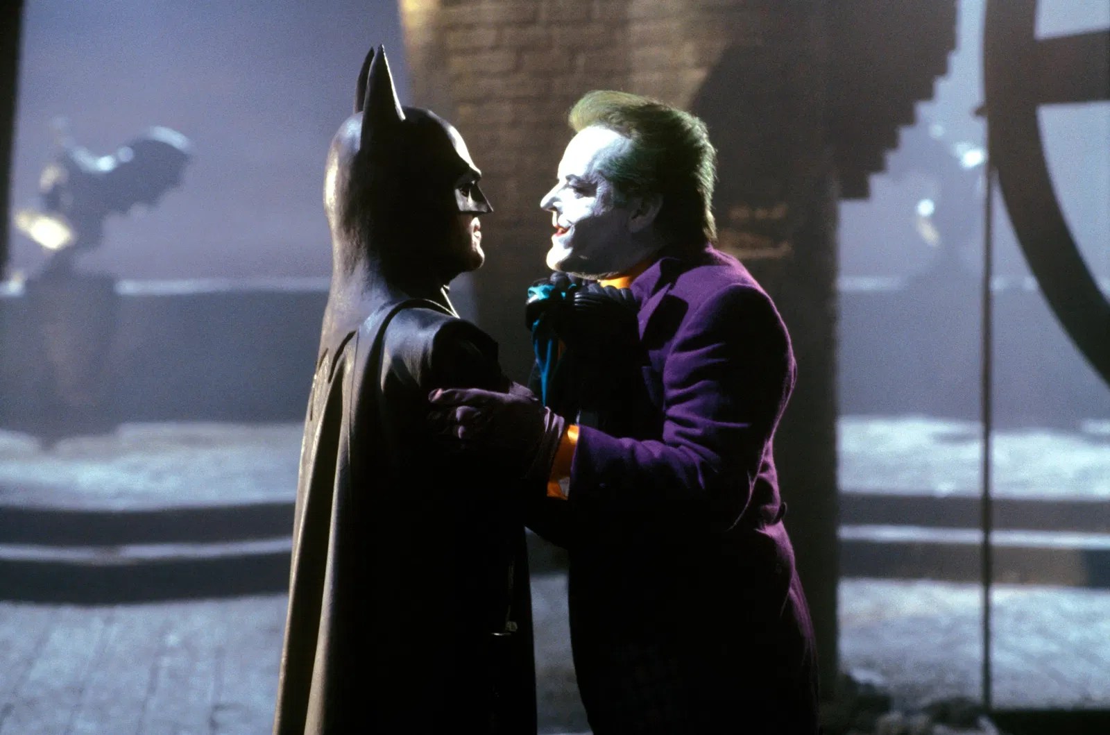 Batman and Joker in Tim Burton’s 1989 film