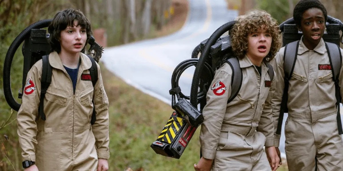Finn Wolfhard, Gaten Matarazzo and Caleb McLaughlin