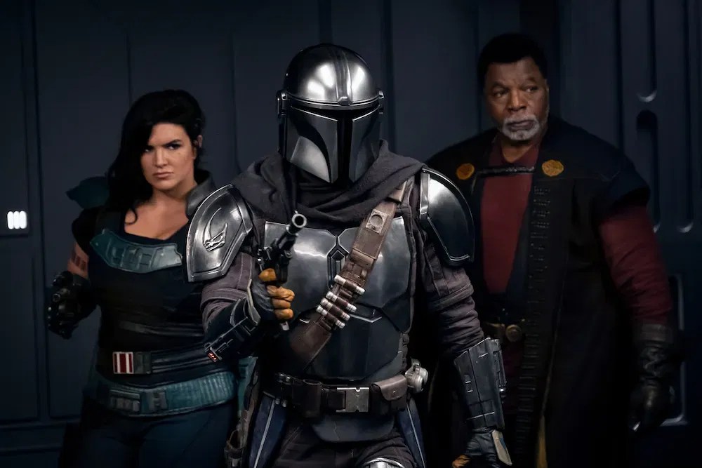 A still from The Mandalorian