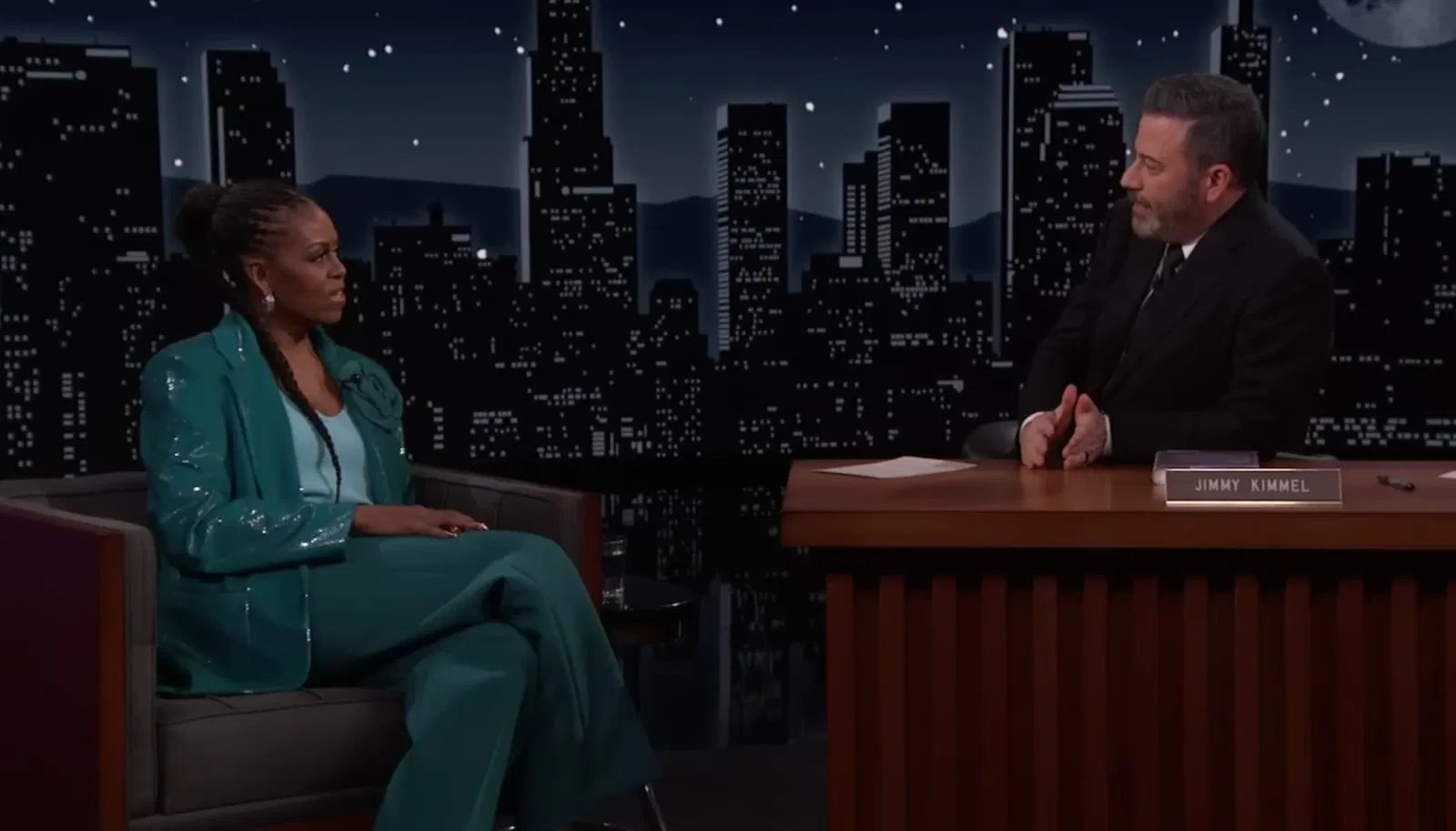 Michelle Obama on Jimmy Kimmel Live