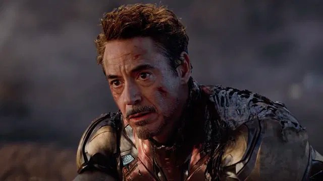 Robert Downey Jr. as Iron Man in a still from Avengers: Endgame