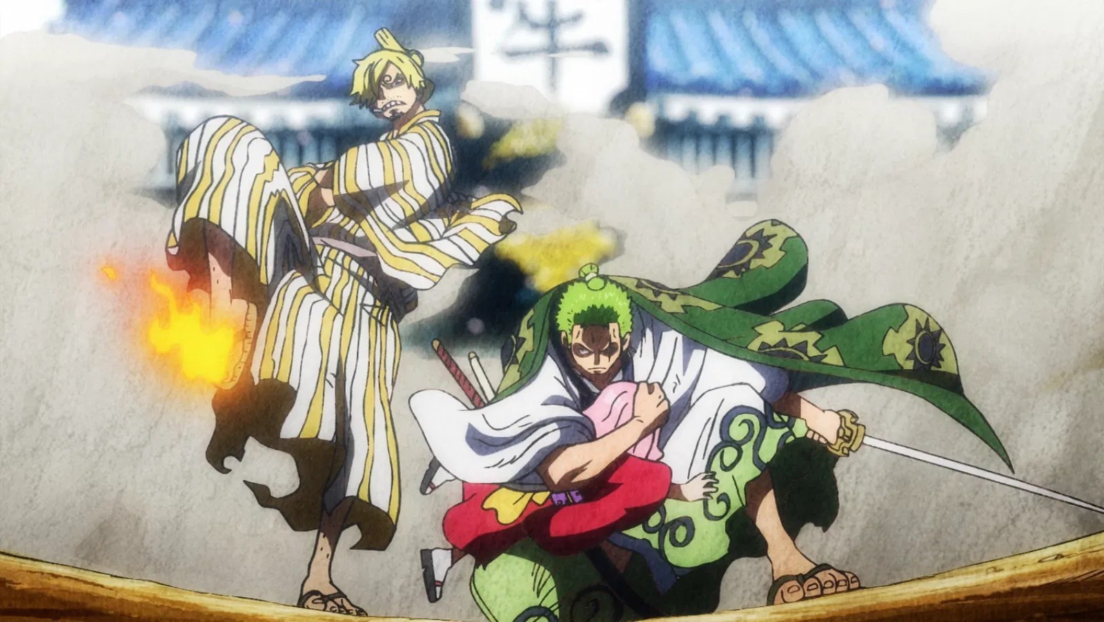 Sanji and Zoro