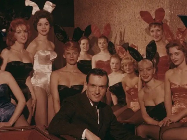 Hugh Hefner in Amazon Prime’s docudrama American Playboy: The Hugh Hefner Story
