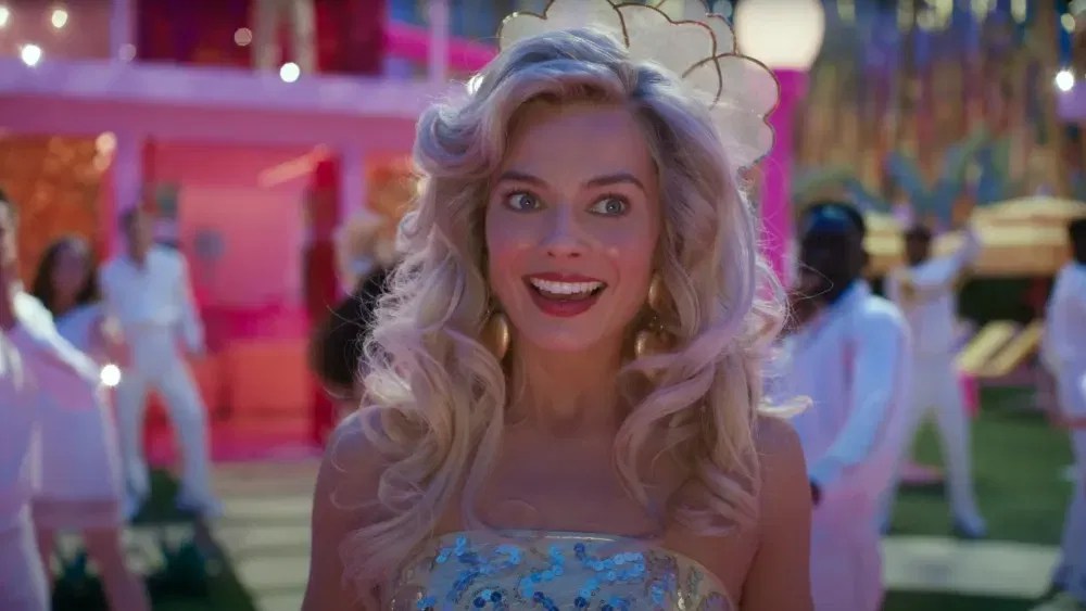 Margot Robbie in and as Barbie