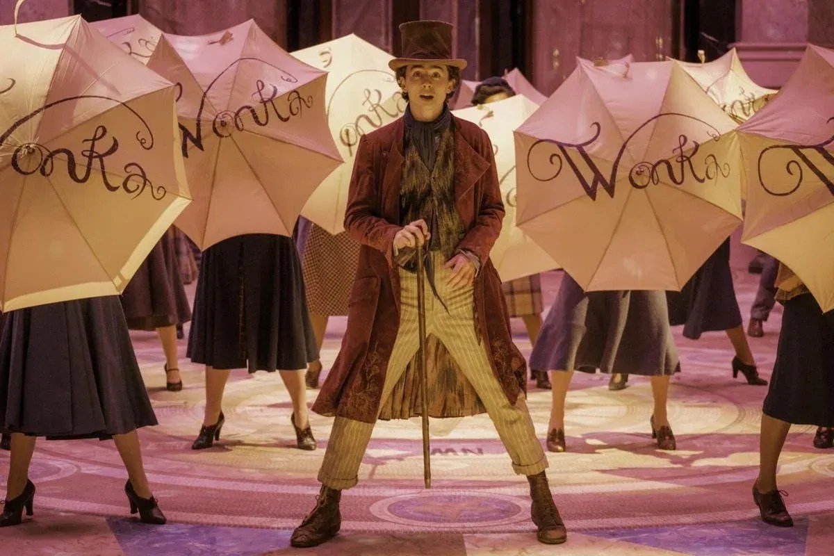 Timothée Chalamet in Wonka
