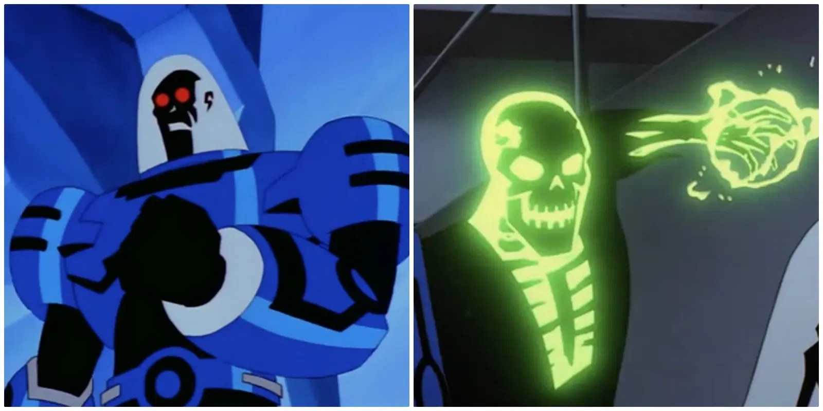 A still from Batman Beyond&rsquo;s episode, Meltdown