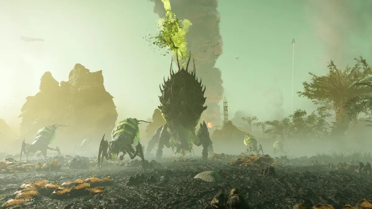 A still of Terminids from Helldivers 2