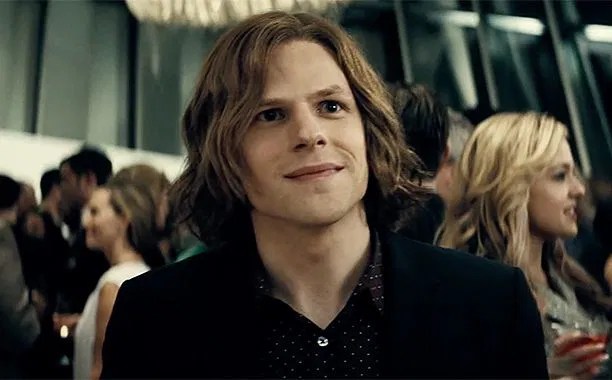 Jesse Eisenberg in a still from Batman Vs Superman: Dawn of Justice