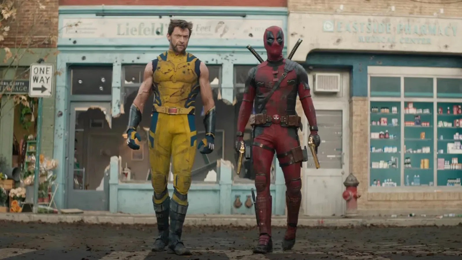 Ryan Reynolds and Hugh Jackman in Deadpool &amp; Wolverine
