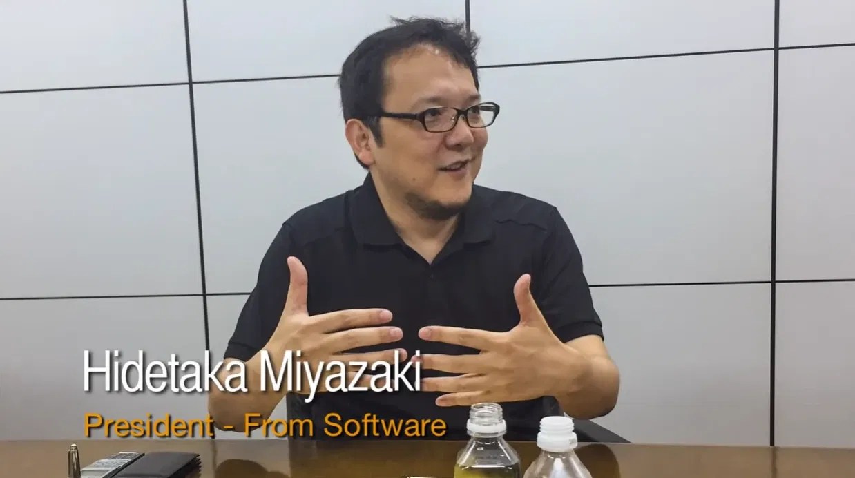 Hidetaka Miyazaki | Image via Game Informer YouTube Channel