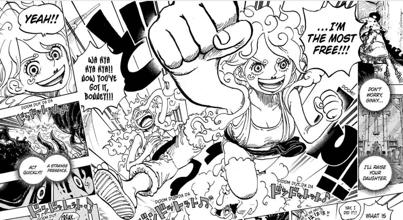 Bonney Turning into Sun God Nika | Viz Media