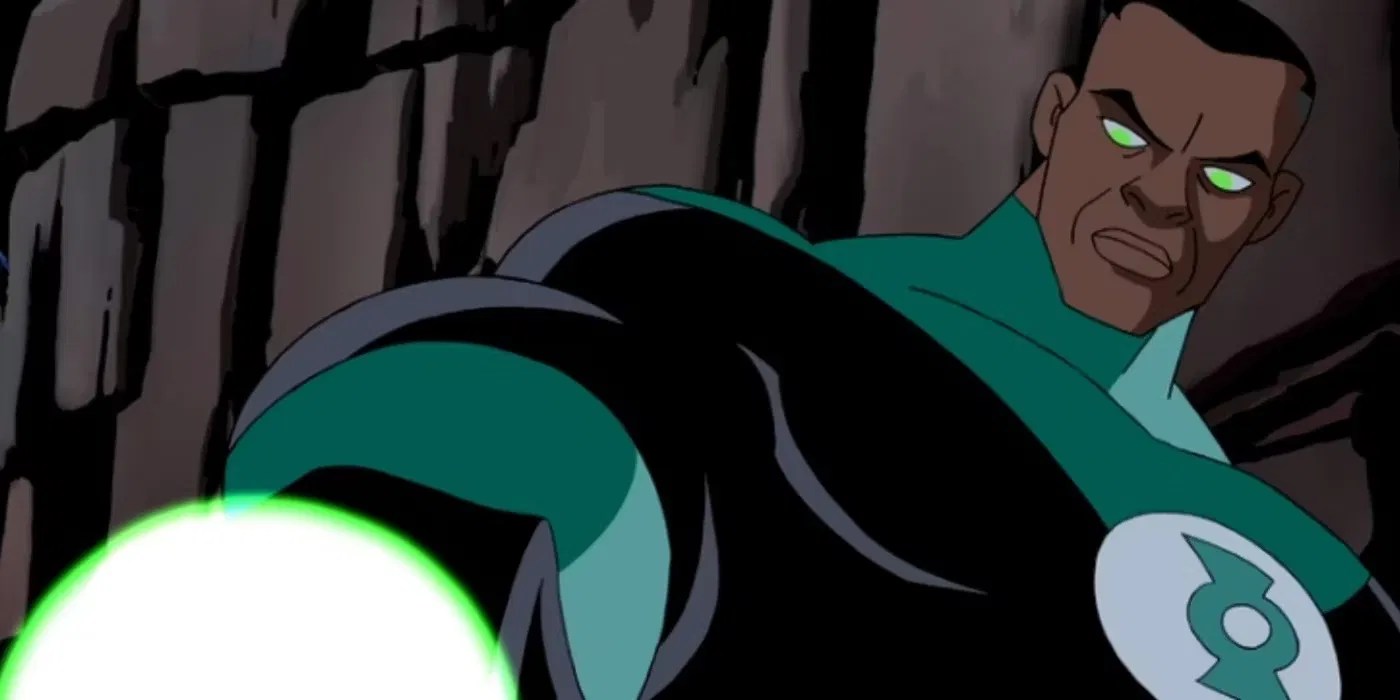 Green Lantern in the Justice League animated show | Warner Bros. Animation