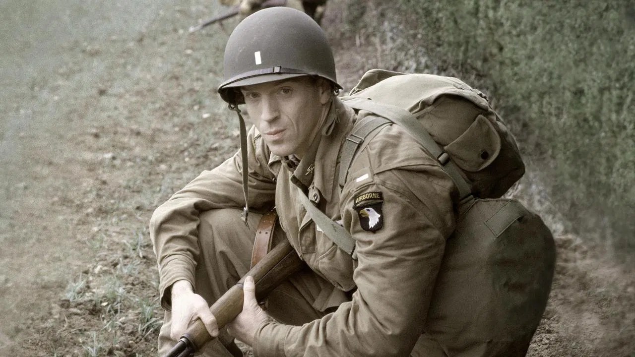 Damian Lewis as Dick Winters in Band of Brothers
