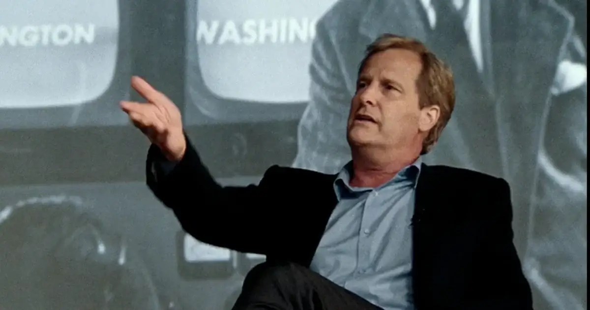 Jeff Daniels' The Newsroom speech is extremely popular