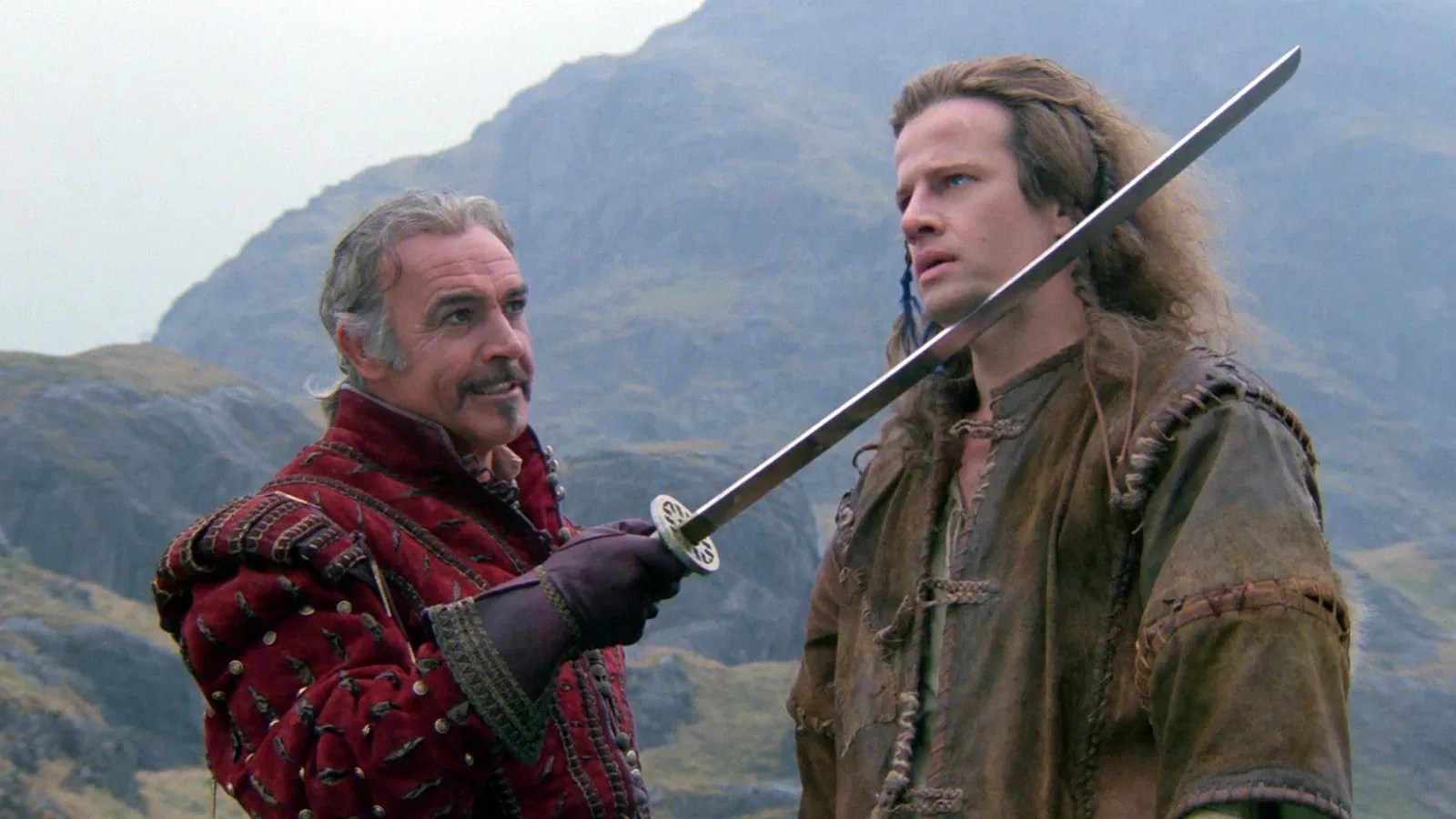 Christopher Lambert and Sean Connery in 1984&rsquo;s Highlander | 20th Century Fox