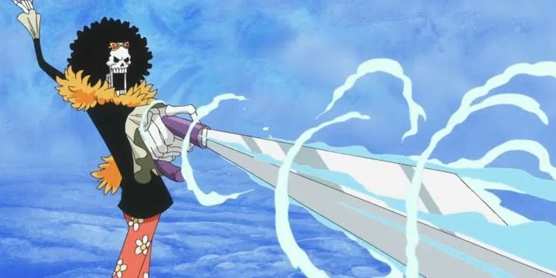 Brook Thrusting his sword