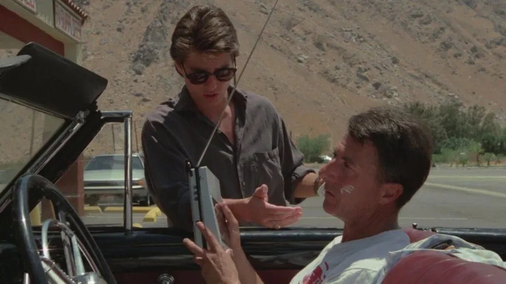 Tom Cruise and Dustin Hoffman in a still from Rain Man