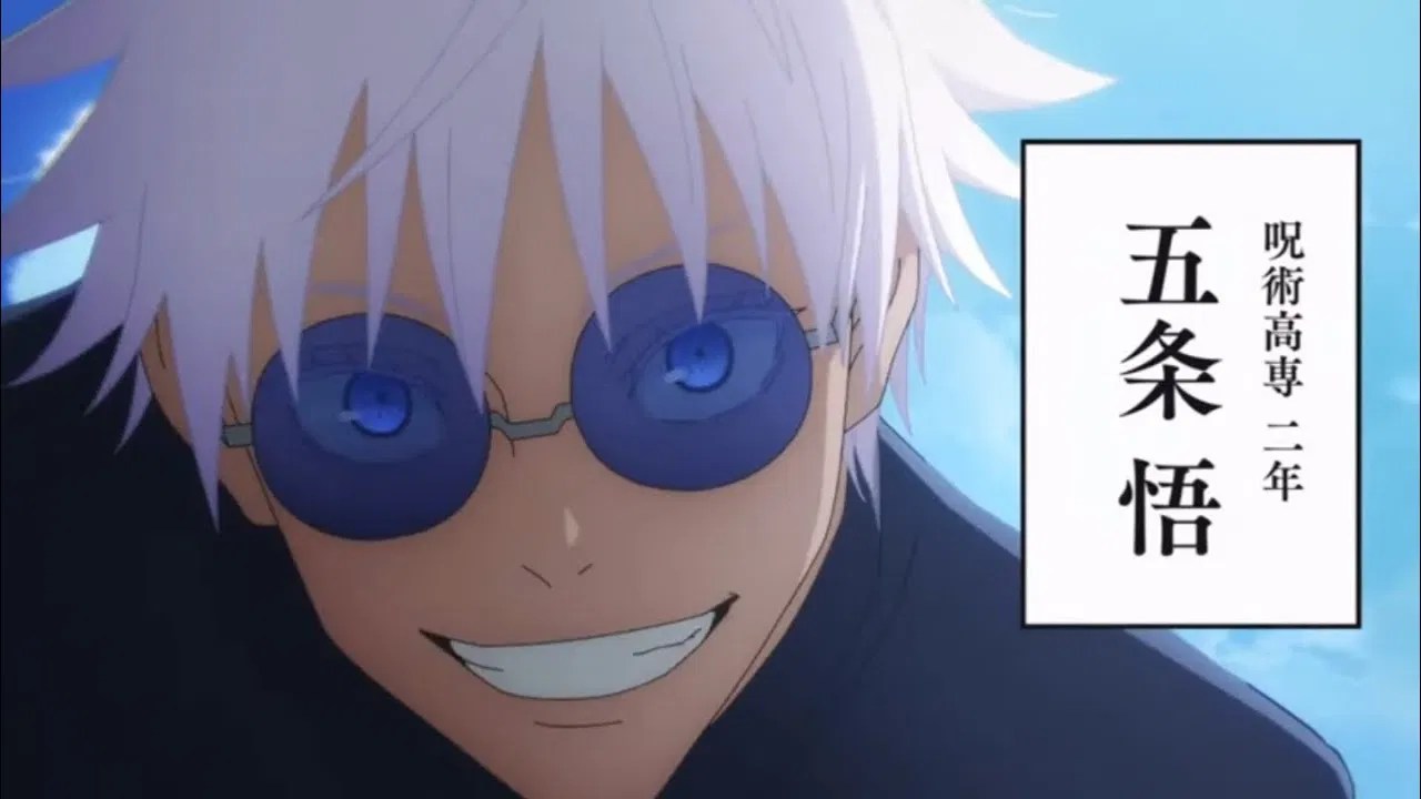 Gojo from Jujutsu Kaisen teasing Utahime.