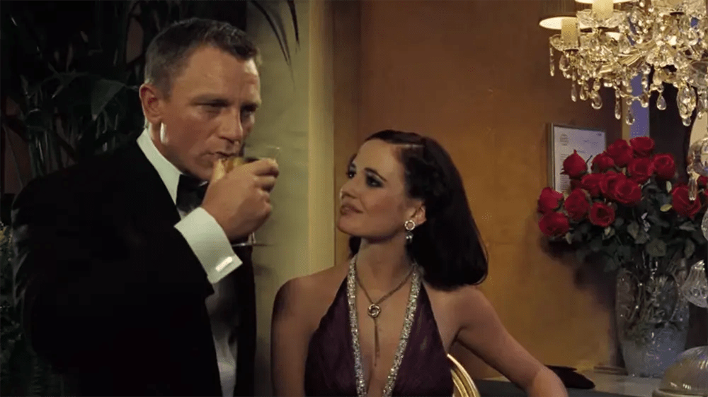 Green as Bond girl alongside Daniel Craig in the 2006 film. | Credits: Sony Pictures.