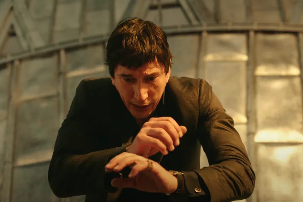 Adam Driver as Cesar Catalina in Megalopolis (2024)