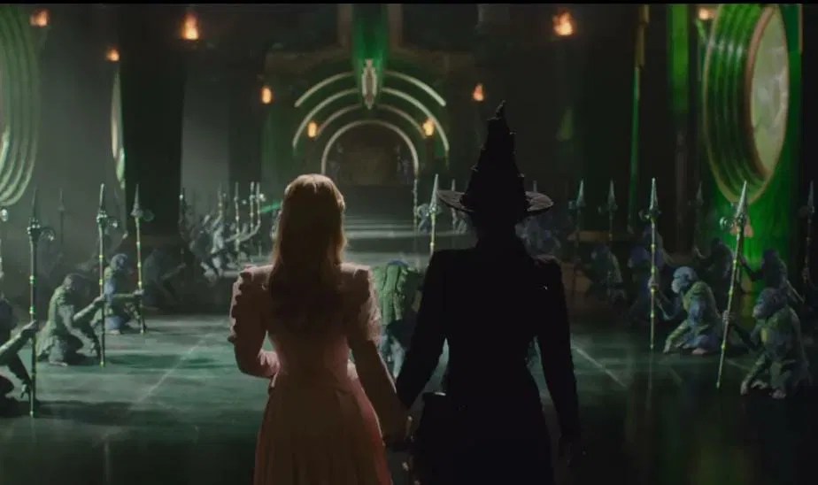 Ariana Grande and Cynthia Erivo in the Wicked teaser