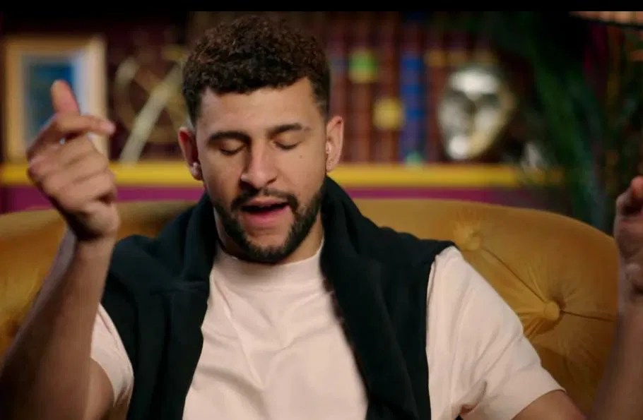 A still from The Traitors season one