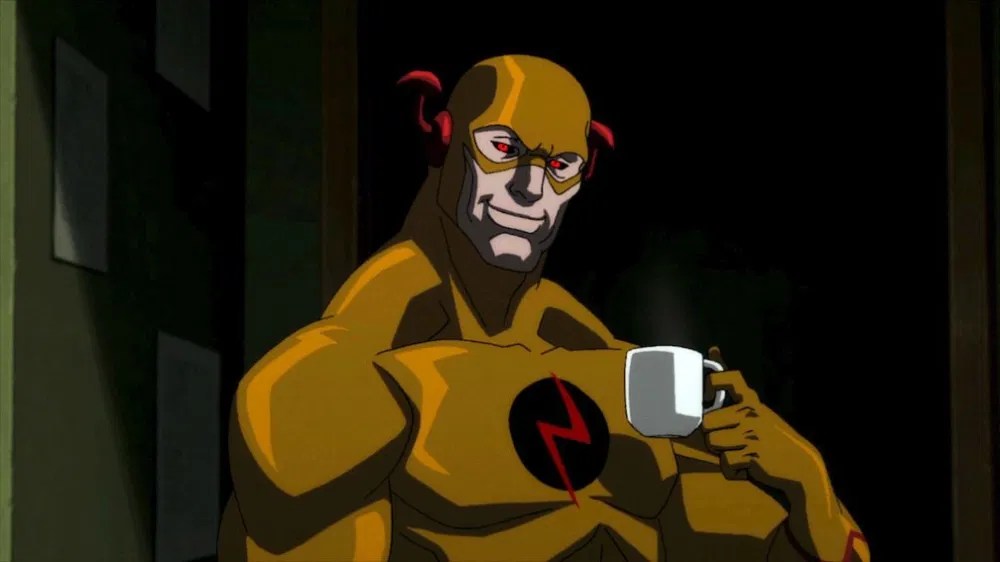 Reverse Flash from e particular scene from Justice League: The Flashpoint Paradox