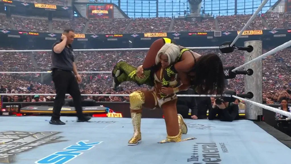 WrestleMania 41 Double Wardrobe Malfunction Involving Top Female WWE