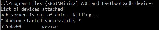 Minimal ADB and Fastboot Nexus 6P