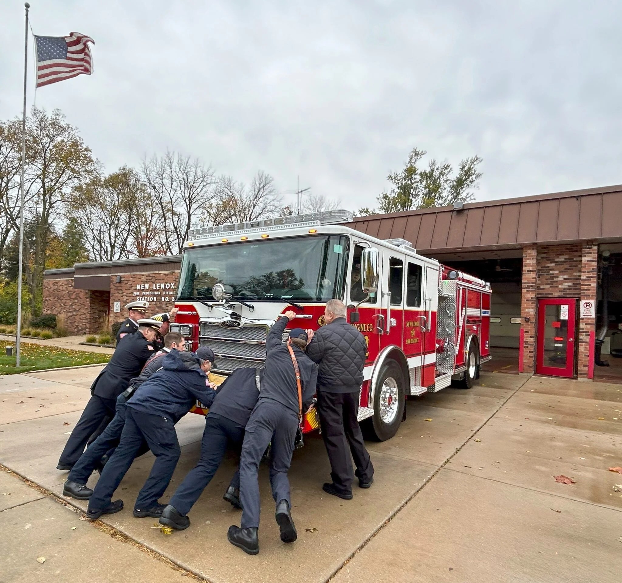 New Lenox Fire Protection District Holds Blessing Ceremony for New Fire