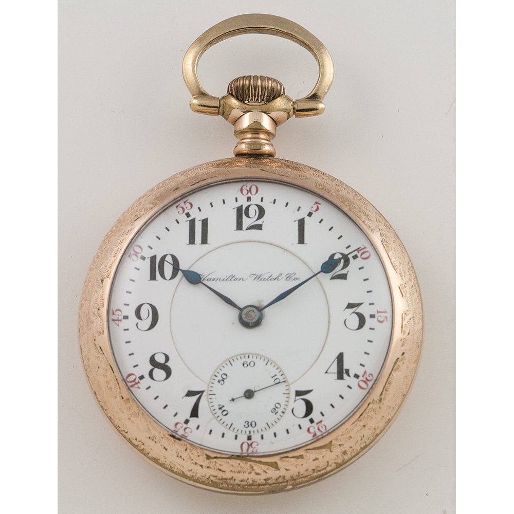 Hamilton Grade 940 Open Face Pocket Watch Ca. 1905 Cowan