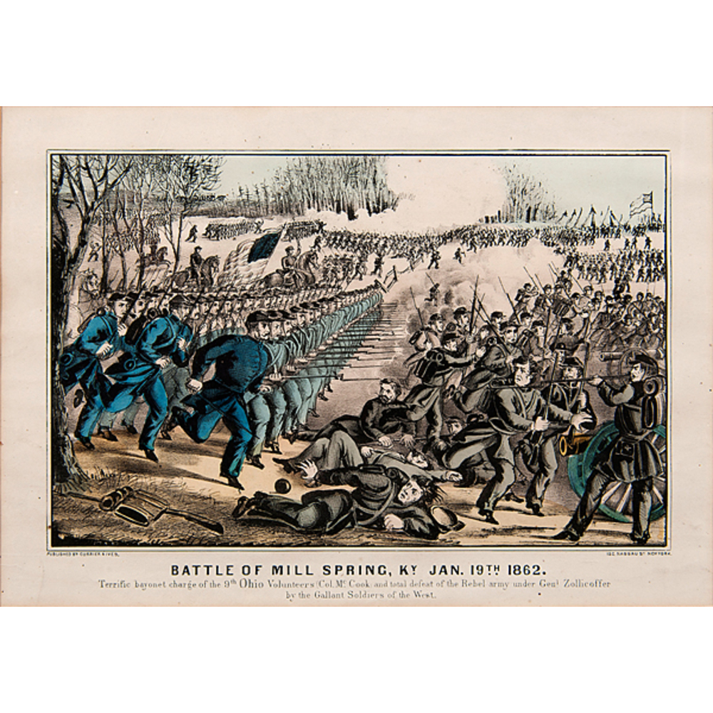 Currier & Ives Civil War HandColored Lithographs Cowan's Auction