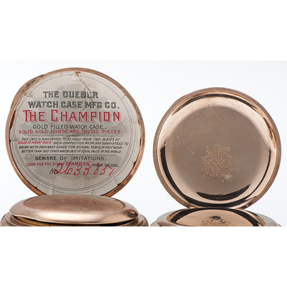 J.B. Miller and Trenton Watch Co. Hunter Case Pocket Watches Cowan's