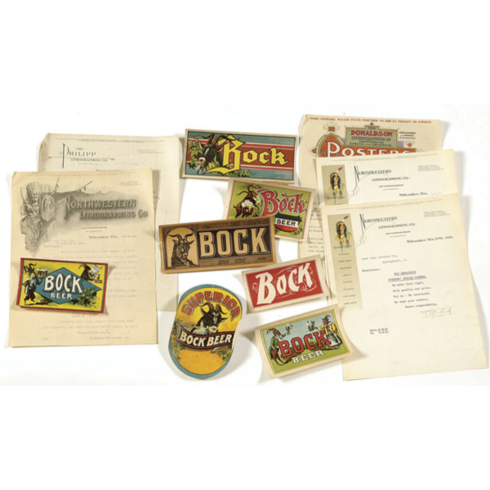 Lot of Donaldson and Northwestern Letterhead Dealing with Bock Beer