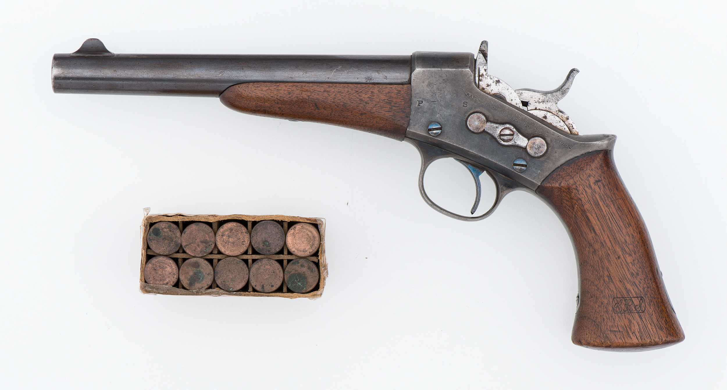 Remington Model 1871 Army Rolling Block Pistol Cowan's Auction House