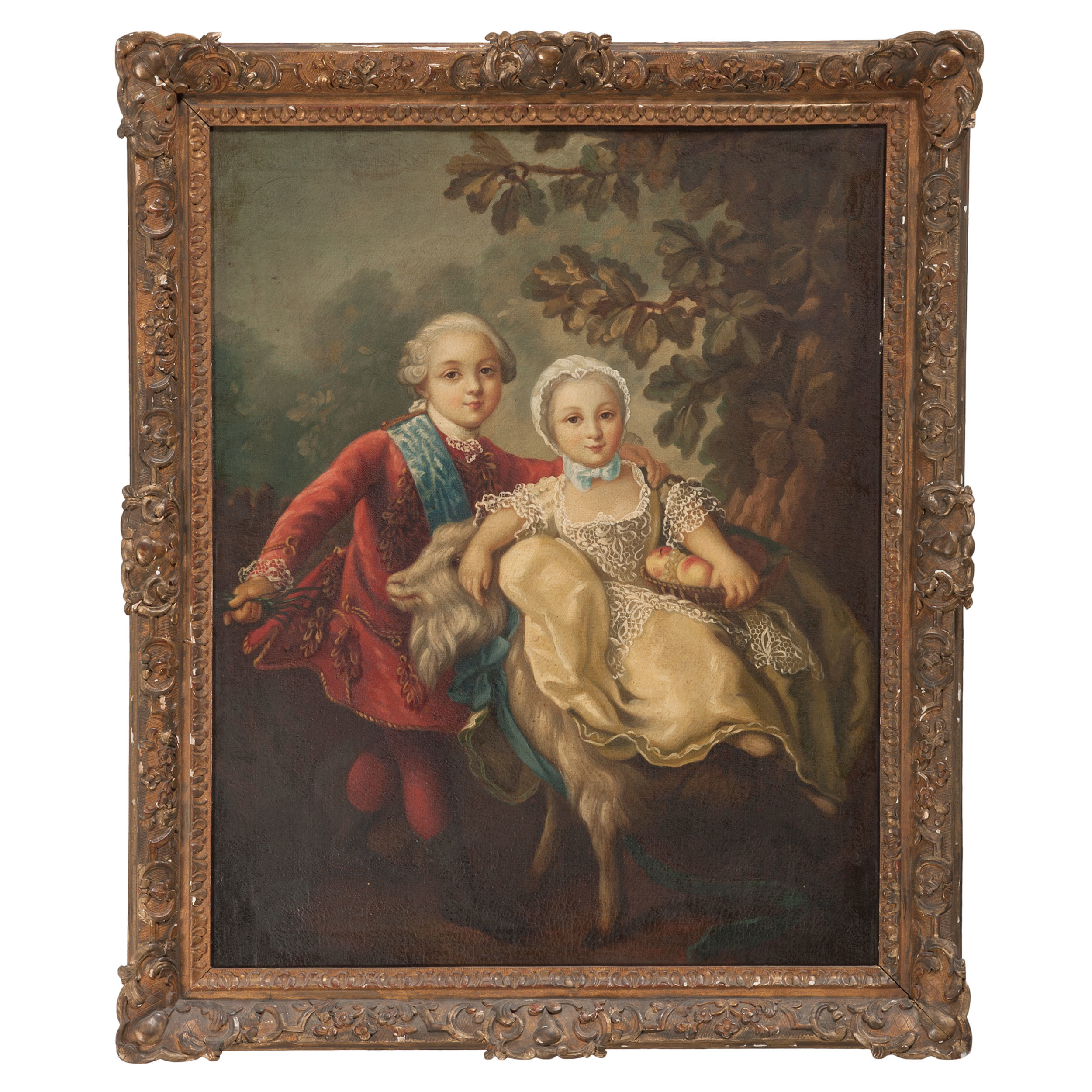French School, 18th century, Portrait of Children Cowan's Auction